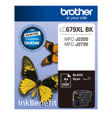 BROTHER MFCJ2720 HIGH YIELD BLACK INK CARTRIDGE 2400 PAGES | Brother Toner Cartridges Genuine