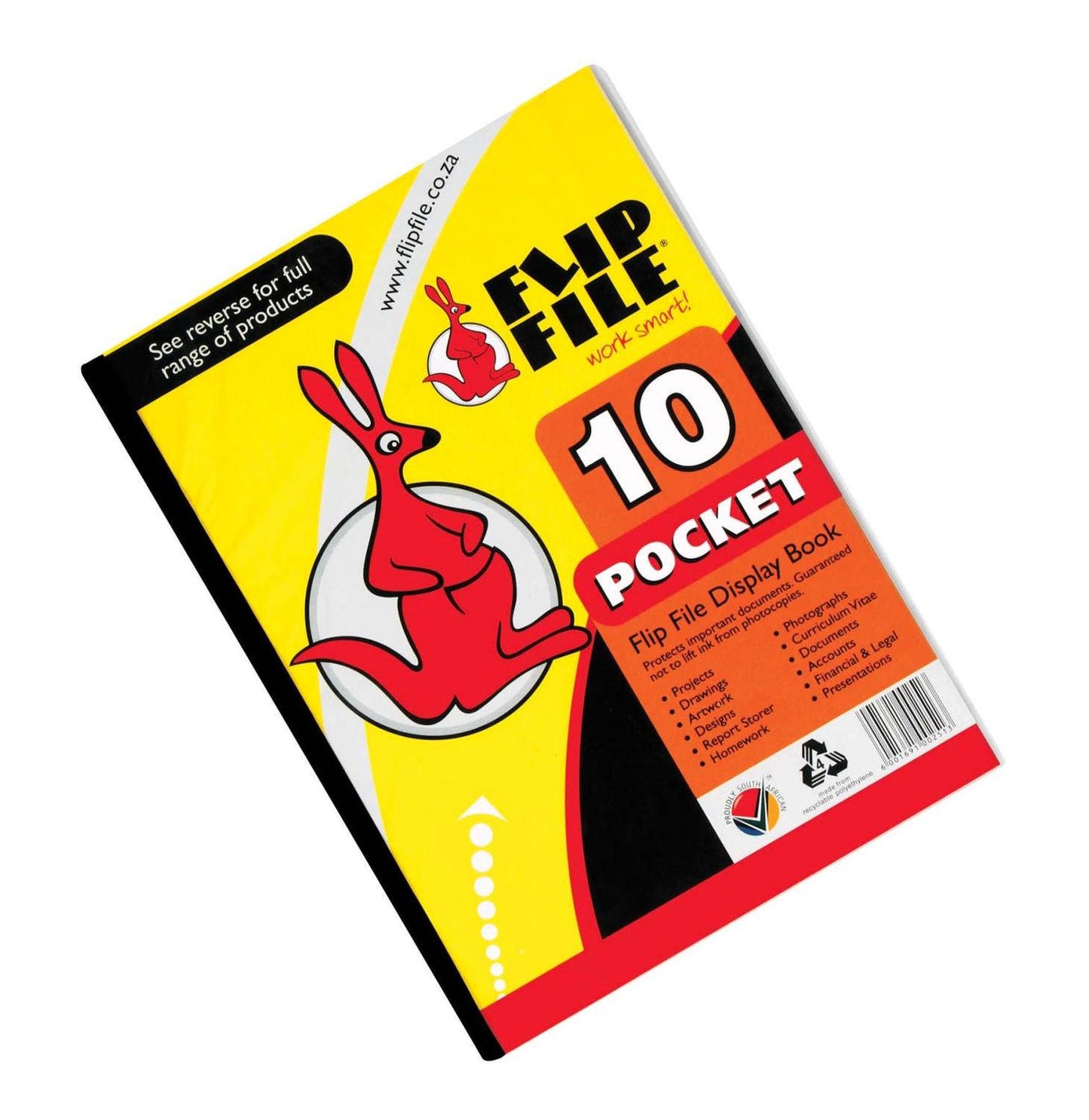 Flip File A4 10 Page Kangaroo
