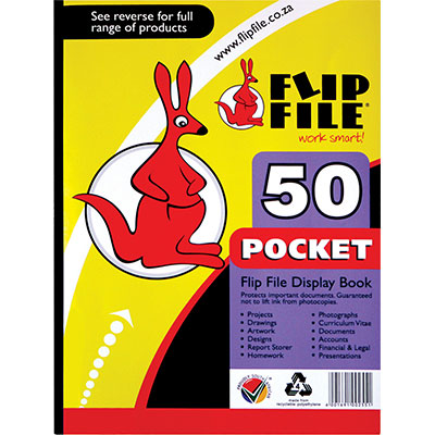 Flip File A4 50 Page Kangaroo