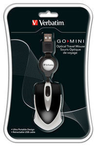 Verbatim Go Mini Optical Travel Mouse Black | Mice