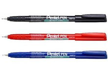 Pentel NMF50 S-Fine Permanent Marker Red