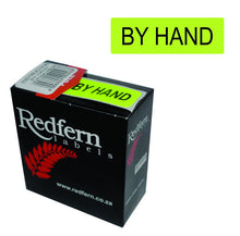 Redfern By Hand Label 40mmx15mm | Instruction Labels
