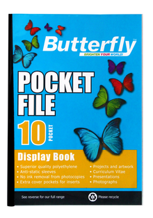 Butterfly Pocket File A4 10 Page