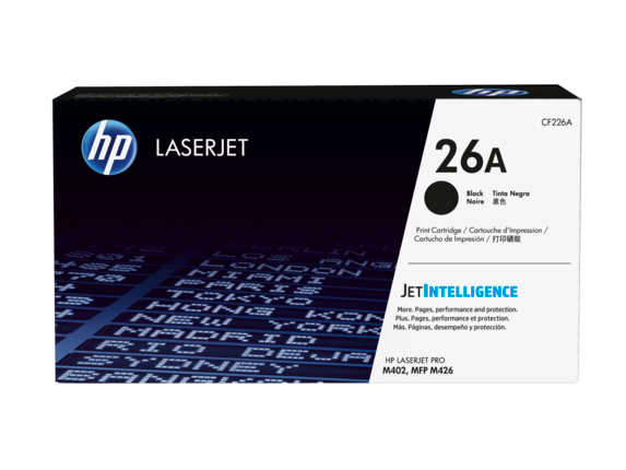 HP #26A BLACK TONER CARTRIDGE