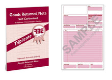 RBE A5 Goods Return Triplicate