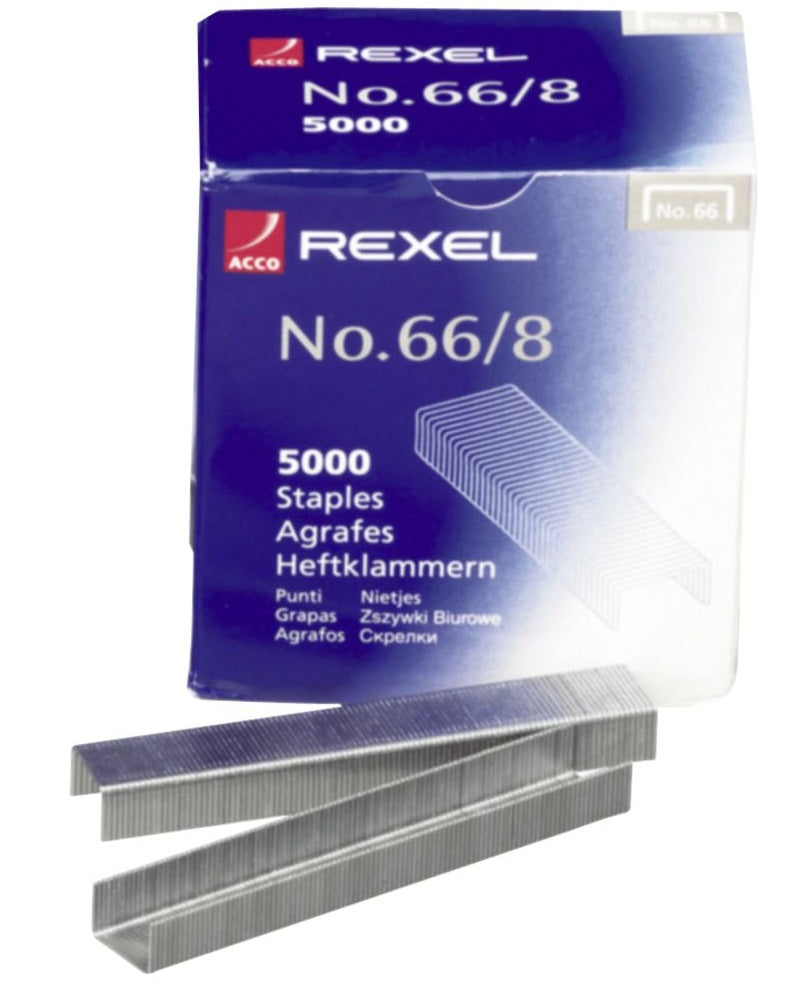 Rexel 66-8 Staples(60 Sheet Capacity)