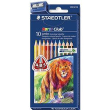Staedtler 128NC10 T-Plus Jumbo 10's Colour Pencils
