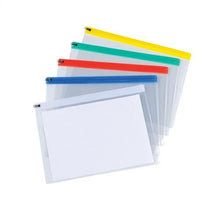 A4 PVC ZIPPA BAG ASSTD