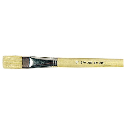 Paint Brush Flat No.10 - Taklon | Paint Brushes
