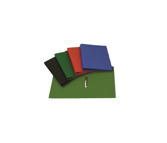 JD1304 Croxley A4 Board 25mm 2 Round R/B Green