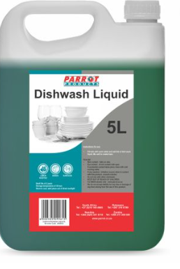 PARROT JANITORIAL DISHWASH LIQUID 5L | Cleaning Materials