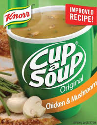 Cup A Soup-Chicken and Mushroom