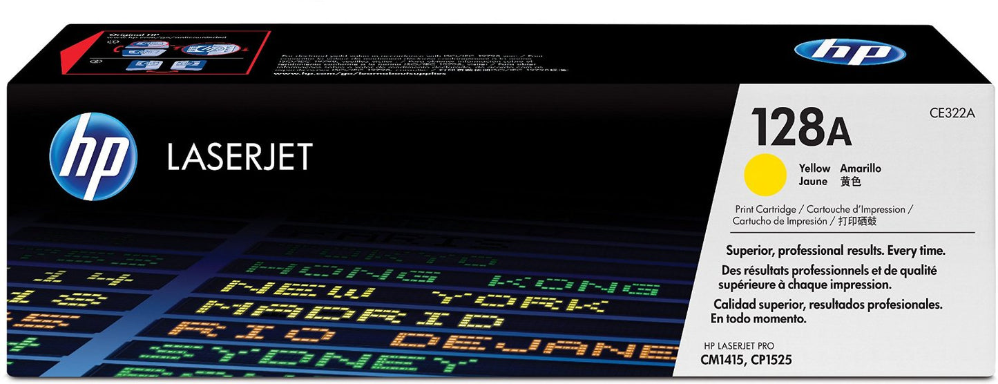 HP 128A Yellow Toner Cartridge