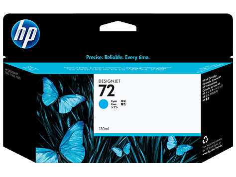 HP 72 130ML Cyan Ink Cartridge | Hewlett Packard Inkjet Cartridges Genuine