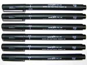 Uni Pin Drawing Pen 0.3mm Black