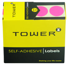 Tower C25 Label Flu Pink