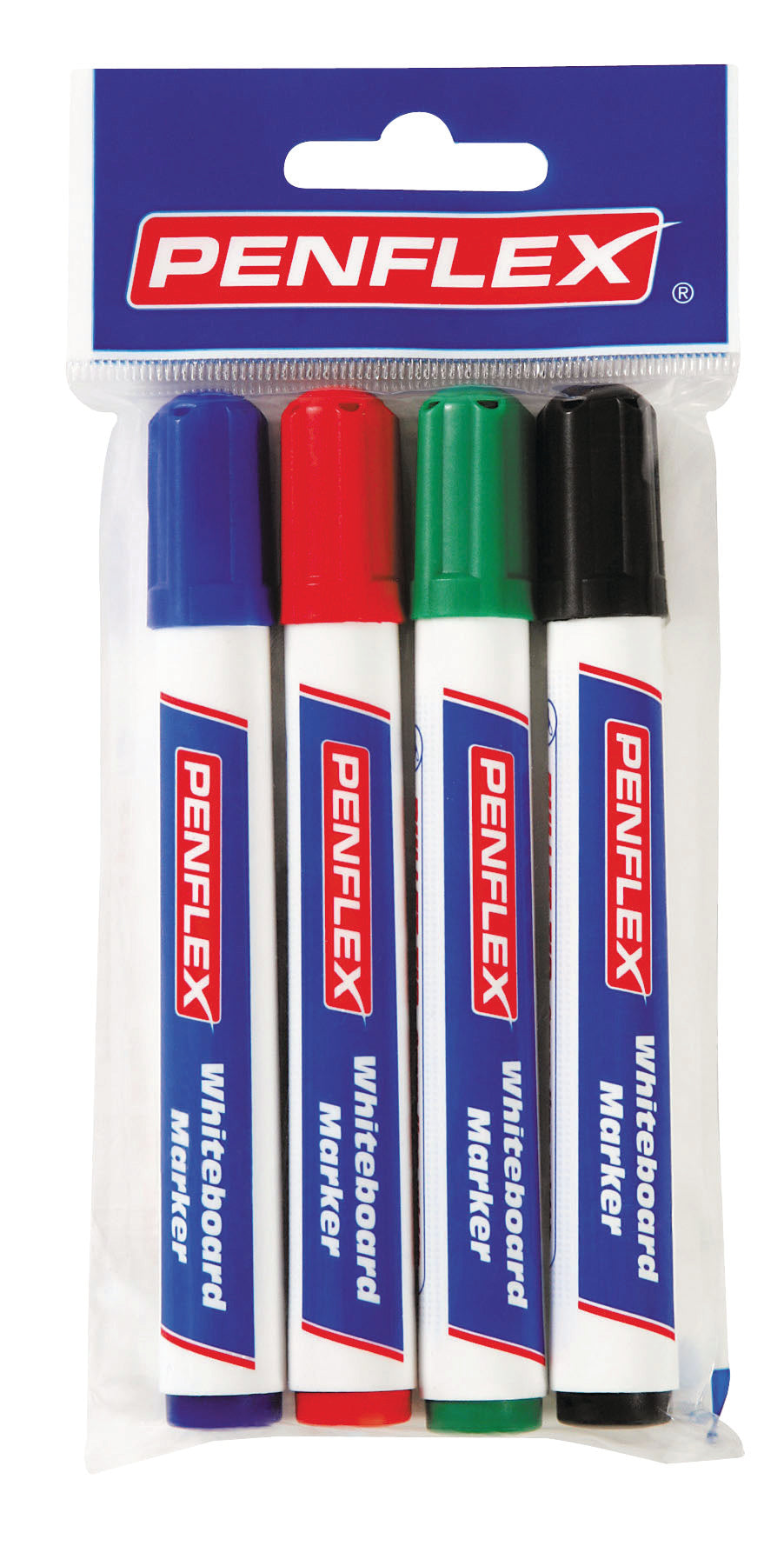 Penflex WB15 White Board Marker Pack 4 Assorted