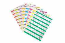 Tidy Files Alpha Labels - Dayglo Orange