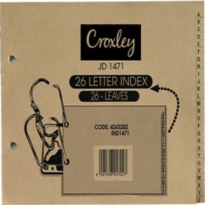 Croxley JD1471 Lever Arch Indices