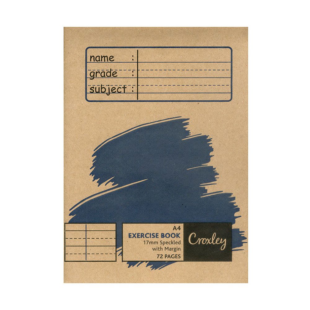 JD328 A4 72Pg Feint & Margin Speckled | Exercise Books