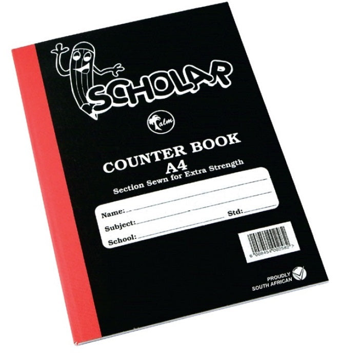 Counter Book A4 2Quire Feint-Margin (192 Page)