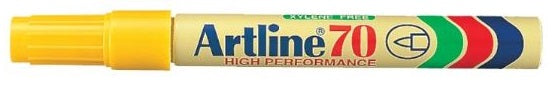 Artline EK70 Marker Yellow Bullet