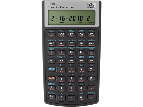 HP 10BII Plus Financial Calculator | Financial Calculators