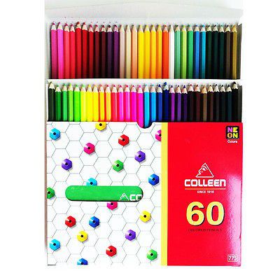 COLLEEN PENCIL CRAYONS BOX 60 | Coloured Pencils - Sets