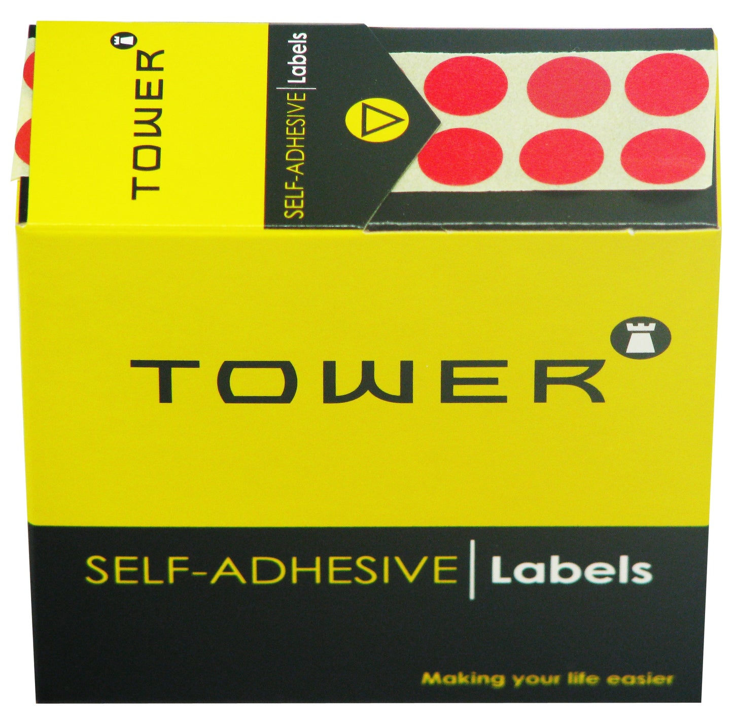 Tower C13 Label Red