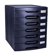SDS 6 Drawer Filing System Charcoal | Drawer Storage Systems