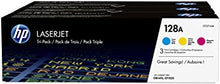 HP 128a Cym Tri-Pack Laserjet Toner Cartridge | Hewlett Packard Toner Cartridges Genuine