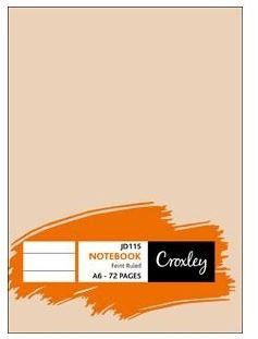 JD115 A6 72 Pg Feint Soft Cover | Note Books