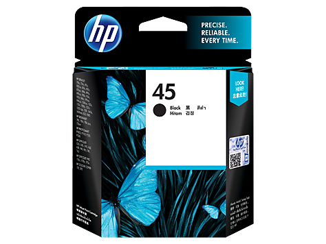 HP 45 Black Inkjet Cartridge | Hewlett Packard Inkjet Cartridges Genuine