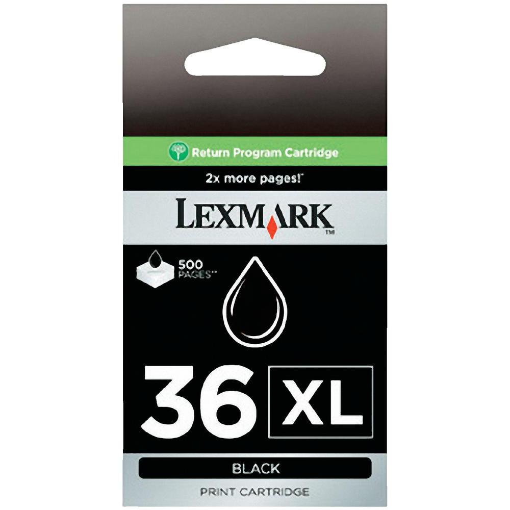 Lexmark No.36XL Black Return Program Print Cartridge | Lexmark Inkjet Cartridges Genuine