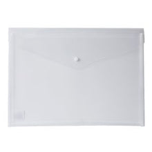 Pp Env A4 Clear Button Wallet | Carry Folders