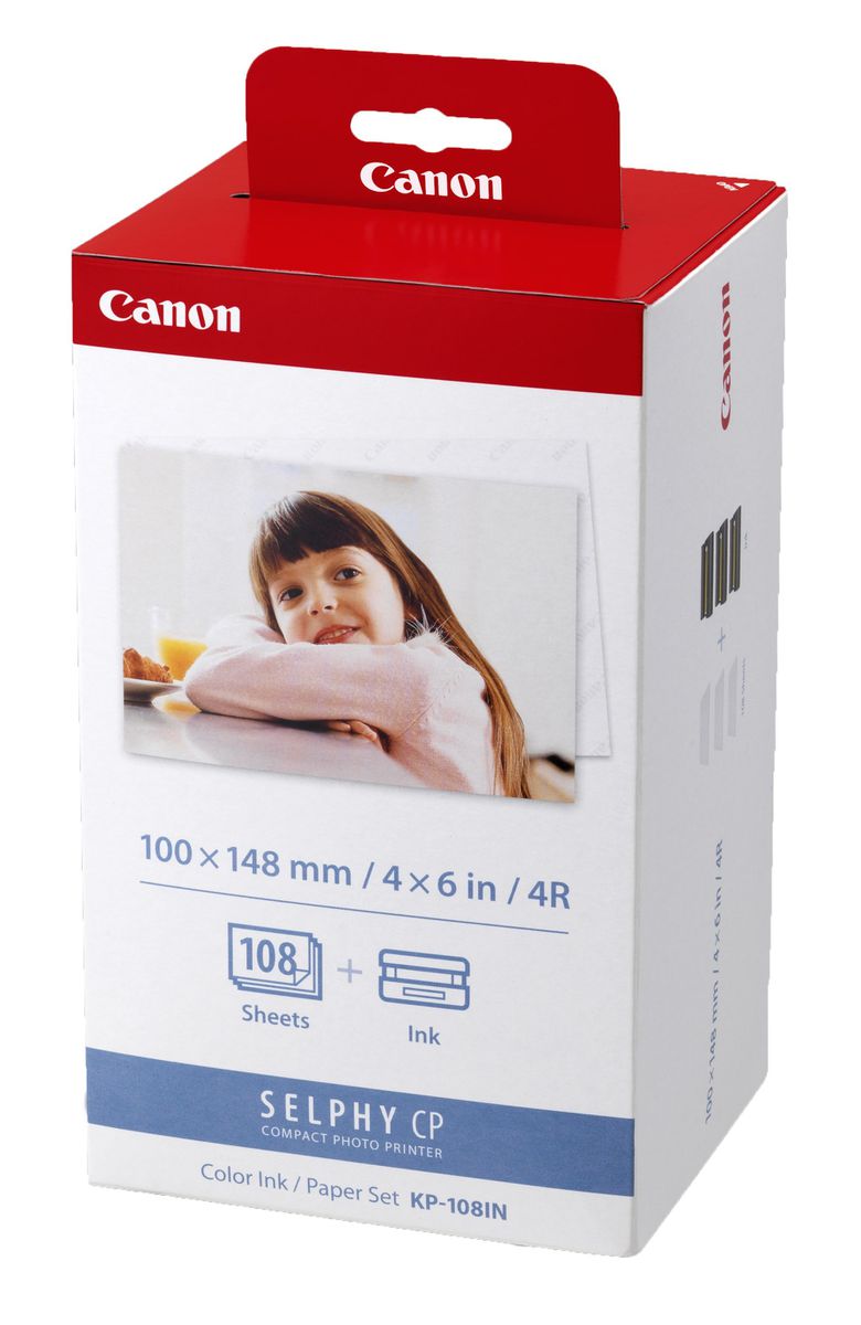 CANON INK+PAPER P/CARD FOR 108-FOR SELPHY CP RANGE | Canon Toner Cartridges Genuine