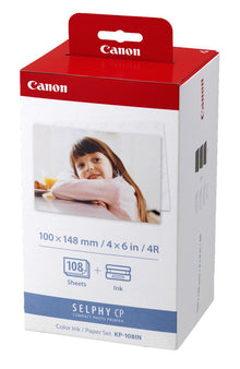 CANON INK+PAPER P/CARD FOR 108-FOR SELPHY CP RANGE | Canon Toner Cartridges Genuine