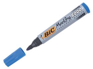 Bic 2000 Permanent Marker Blue Bullet