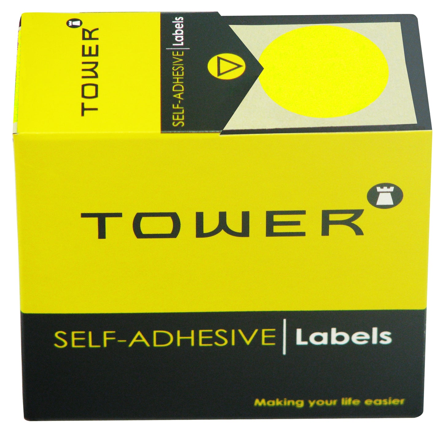Tower C32 Label Yellow