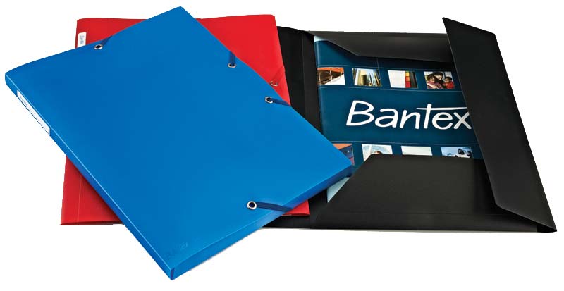 Bantex PP Document Wallet Assorted Colour