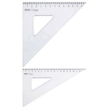 GEO College Set Square 60 or 30 deg with 240mm hyp | Set Squares and Protractors