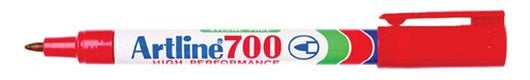 Artline EK700 Marker F Red
