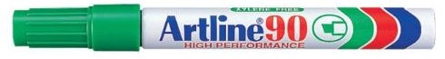 Artline EK90 Marker Green Chisel