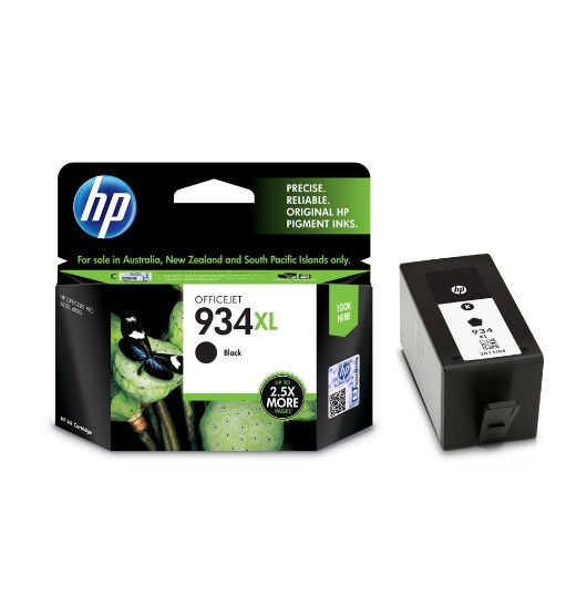 HP 934XL Black Ink Cartridge | Hewlett Packard Inkjet Cartridges Genuine
