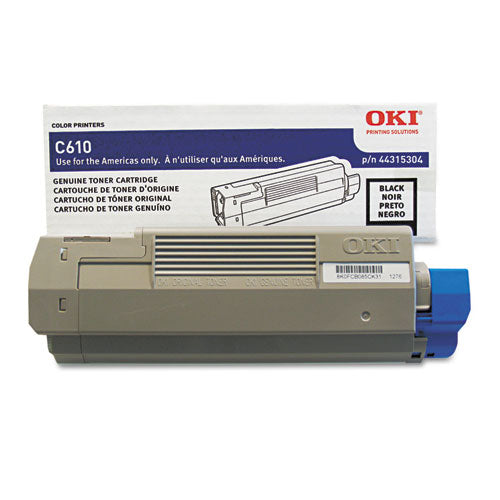 OKI C610 BLACK TONER ( 8000 PAGE YIELD ) | Oki Toner Cartridges Genuine