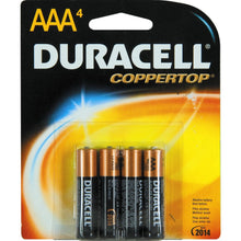 Duracell AAA Batteries Non Rechargeable - 4 Pack
