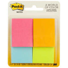 Post It Notes 4x50sheet 34.9x47.6mm 653-4AF | Adhesive Note Pads