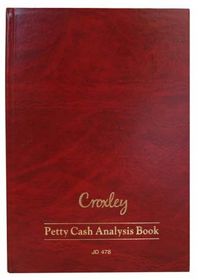 Croxley JD478 Petty Cash Analys | Petty Cash Books and Pads