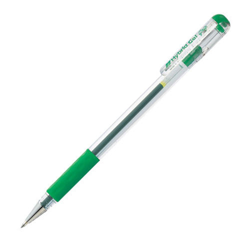Pentel K118 Hybrid Gel Grip Dk Green