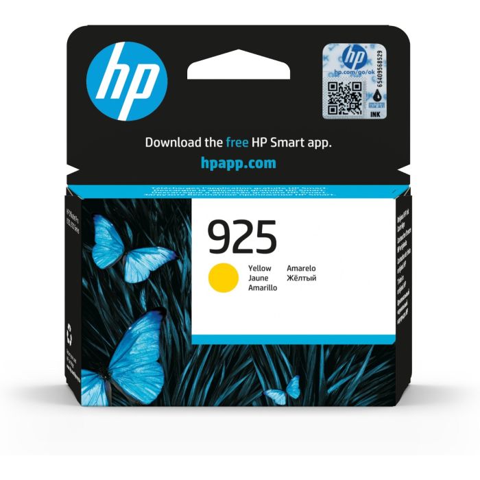 HP 925 YELLOW ORIGINAL INK CARTRIDGE FOR OFFICEJET PRO 8120 | Hewlett Packard Inkjet Cartridges Genuine